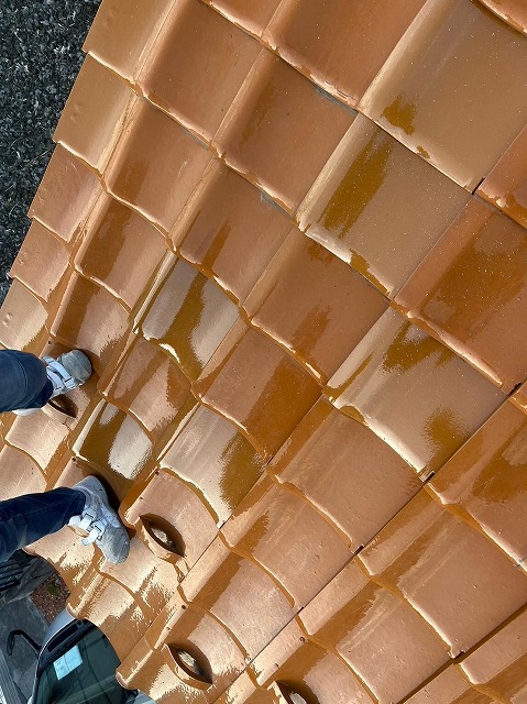 甲府市　瓦屋根工事